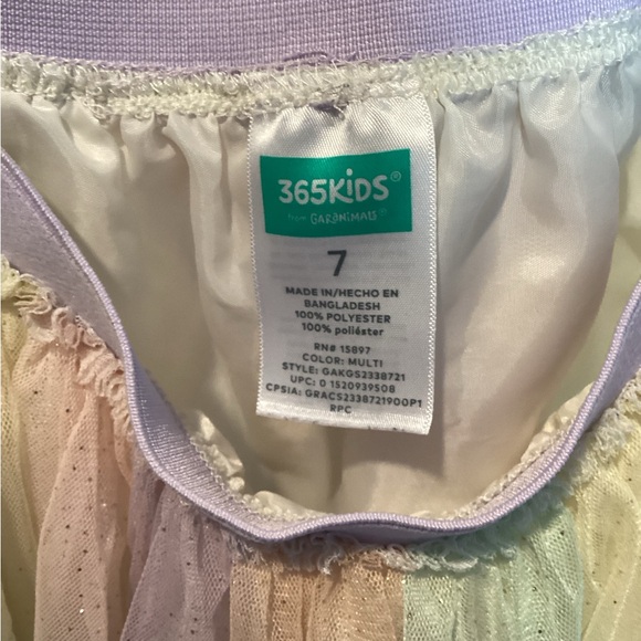 Multicolored Pastel Tulle Skirt - Picture 2 of 2